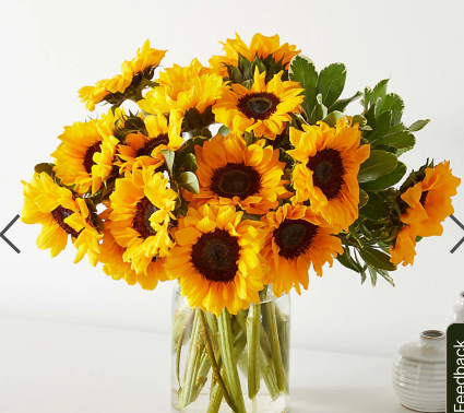 Honey Bee Sunflower Bouquet 