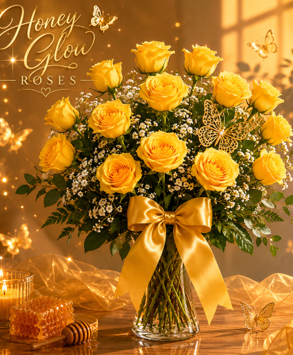 Honey Glow Roses Call Us for Faster Service & Daily Specials: (915) 303-8500 Text Us to Order Anytime: (915) 505-3708 Your trusted source for Flowers & Delivery in El Paso TX