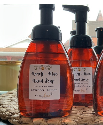 Honey & Hive Hand Soap- Lavender & Lemon with Hone 