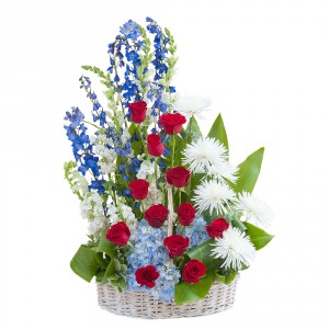Honor Basket Tribute Arrangement