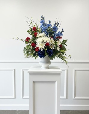 Honor & Glory Tribute  Sympathy Silk Arrangement