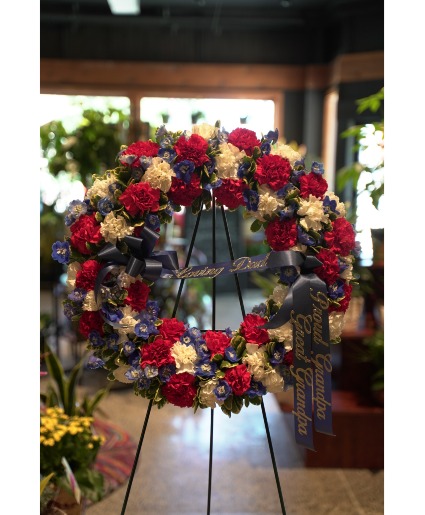 Honor & Pride  22" Patriotic Wreath