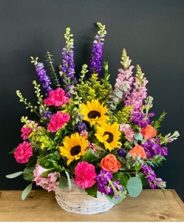 Honor with Color Sympathy Basket  in Glen Burnie, MD | FORGET ME NOT FLOWERS AND GIFTS