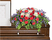 Honorable Dedication Casket Spray