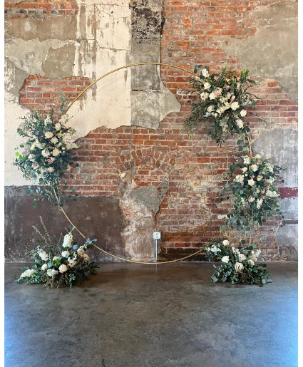 Hoop Arrangement Wedding/Reception