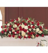 Hope and Honor Casket Spray Funeral Arrangement 