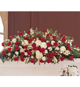 Hope and Honor Casket Spray Funeral Arrangement 
