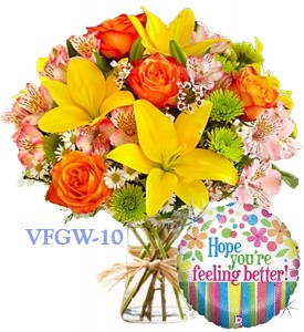 Hope You're Feeling Better Floral Arrangement in Williston Park, NY | VOGUE FLOWERS