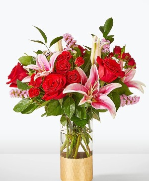 Hopeless Romantic  Gold  design vase
