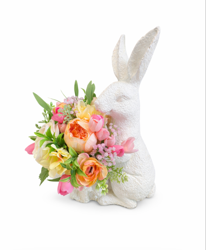 Hoppy Little Blooms Silk Easter Arrangement
