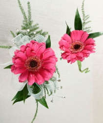 Hot Pink! Corsage & Bout