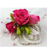 Hot Pink Princess Wristlet 