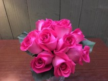 Hot Pinks  Prom Flowers 