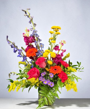 Hot Summer Night  Summer Arrangement in Vermillion, SD | Pied Piper Vermillion Flowers & Gifts