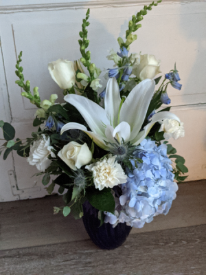 Hues of Blue Fresh Arrangement