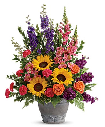 Hues Of Hope Bouquet in Jasper, TX | Bobbie's Bokay Florist