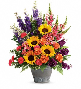 Hues of Hope Funeral Arrangement