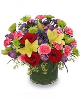 Hues Of Love Vase Arrangement  Substitutions Maybe Necessary