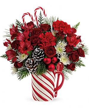 Hug Sweet Stripes Bouquet Bouquet