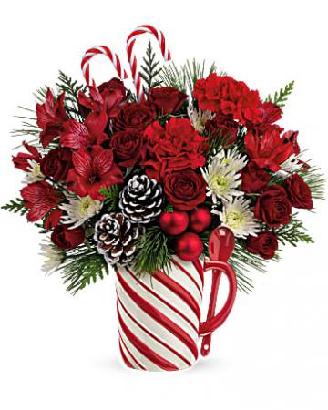 Hug Sweet Stripes Bouquet Bouquet
