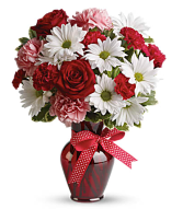 Hugs & Kisses Flower Arrangement