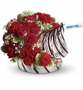 Hugs and Kisses spray roses