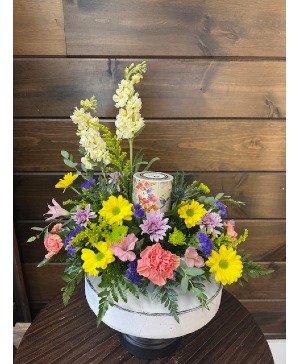 Hummingbird Candle Garden  