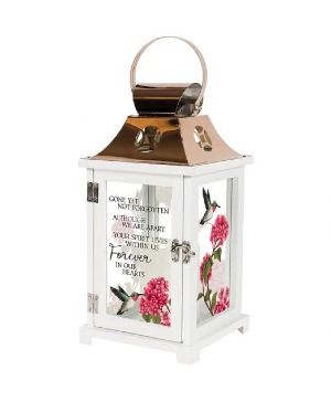 Sympathy Lantern 13.5 x 6.5 x 6.5" 