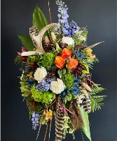 Hunter's Farewell Standing Funeral Spray