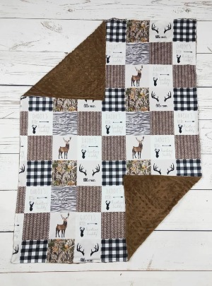 Hunting Buddy Deer Baby Blanket 