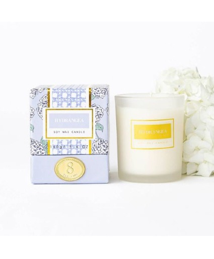 Hydrangea Soy Wax Candle 