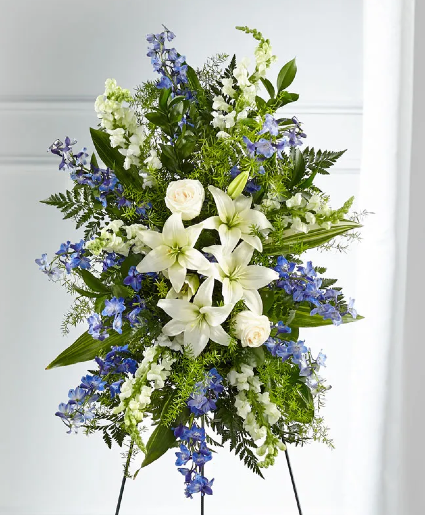 I am blue with out you. Sympathy Arrangement