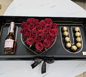 I Heart You Gift Box Local Delivery Only in Woodinville, WA | Woodinville Florist®