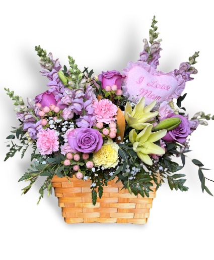 I Love Mom Basket 