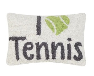 I LOVE TENNIS PILLOW Gift Shop
