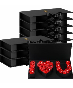 I Love U box of roses 