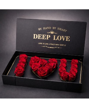"I Love U" DEEP LOVE Red 