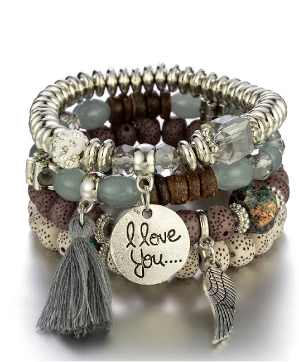I LOVE YOU BOHEMIAN BRACELET   
