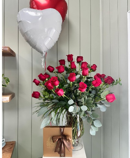 "My Love" Valentine Package - 2 Dozen Roses 