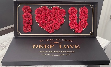 I LOVE YOU ROSE BOX 
