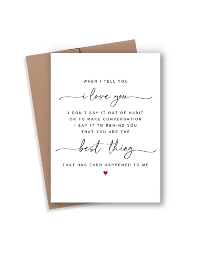 I Love You Valentine's Card 