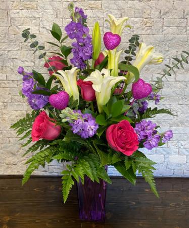 I Picked You Modern Vase Arrangement