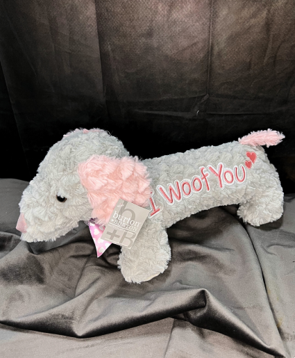 I Woof You Plush Dog 