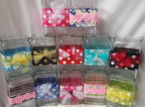 ***SELECT THIS PICTURE OF VASES FOR SORORITY Congratulatory Arrangement!.... WE WILL FILL THE VASES WITH THE  COLORS AND OR FLOWERS OF THE SORORITY!