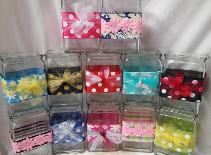 ***SELECT THIS PICTURE OF VASES FOR SORORITY Congratulatory Arrangement!.... WE WILL FILL THE VASES WITH THE  COLORS AND OR FLOWERS OF THE SORORITY!