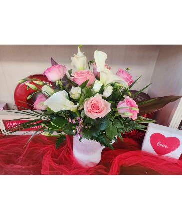 Ich Liebe Dich  Valentine's Signature  in Sheboygan Falls, WI | Bloomin On Broadway LLC