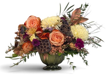 Antique Autumn Compote Bowl in Fitchburg, MA | CAULEY'S FLORIST & GARDEN CENTER