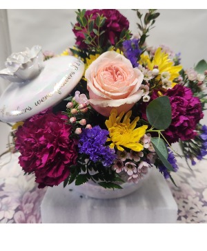 If mothers was flowers Keepsake container 