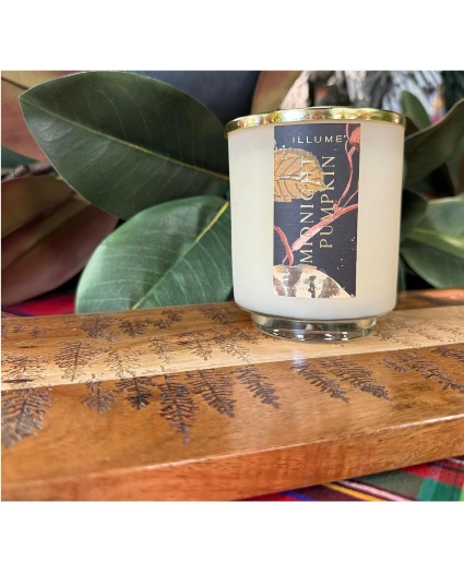 Illume Midnight Pumpkin Signature Glass Candle 