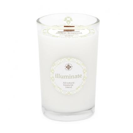 Illuminate Seeking Balance Wood Wick Spa Candle